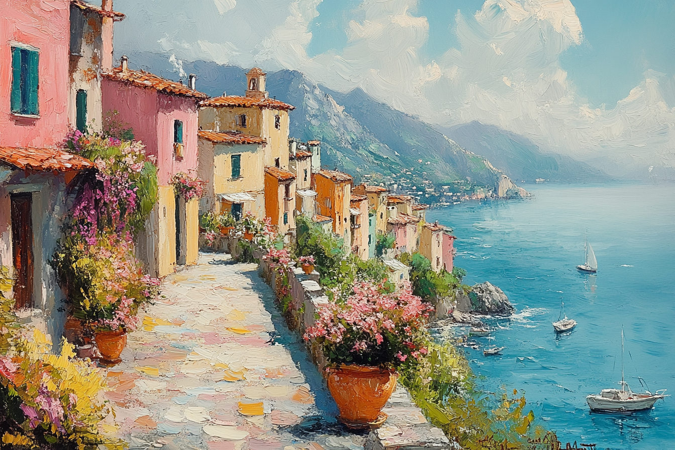 Viduržemio Spalvos Paveikslas